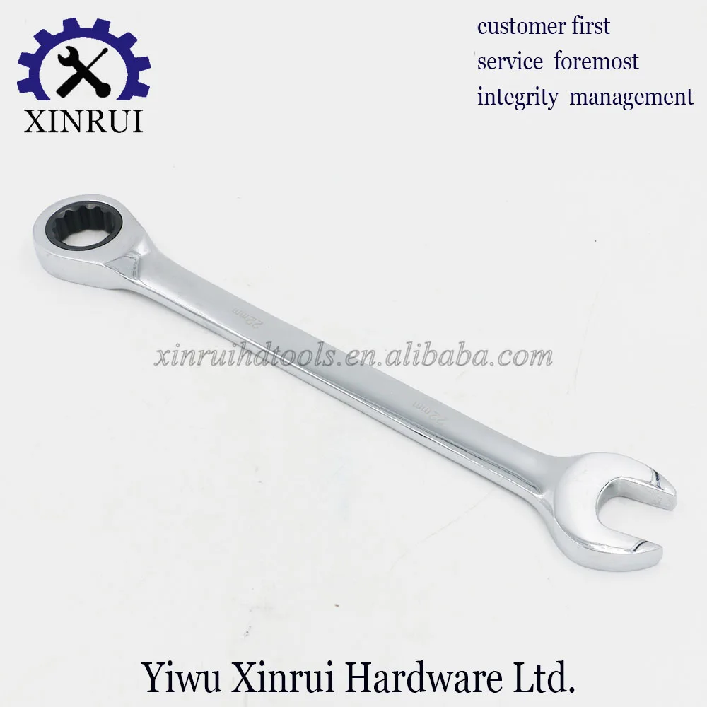 Professional Double Use Ratchet Wrench Open End Wrench