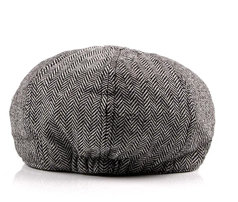 China suppliers winter wool peaky blinders hat flat cap for men cowboy newsboy hat ivy cap