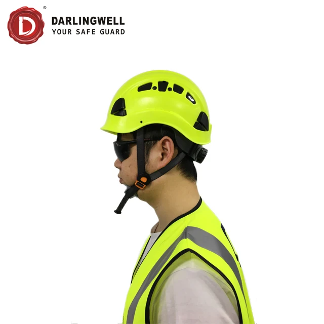 
Darlingwell Hot Wholesale mountain climbing helmet safety industrial workplace ABS hard hat rescue helmetoutdoor climbing helmet 