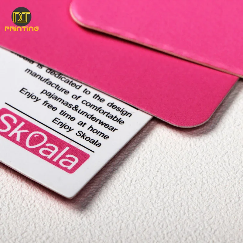 Free Design Custom Logo Hang Tags for Clothing Paper Black Offset Printing Garment Shoes Bag Suitcase Accessories Printed