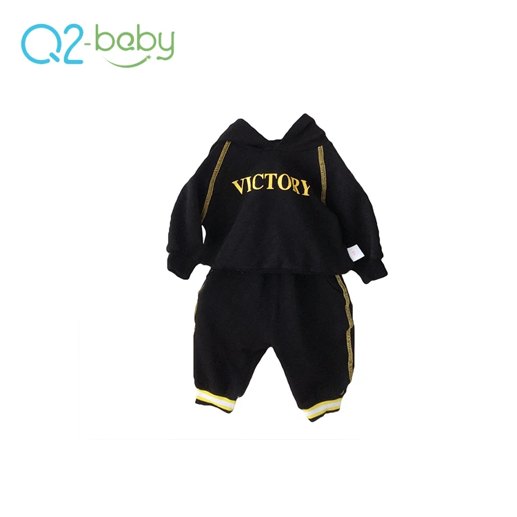 
Q2-baby Bulk Buying Infant Boutique Clothing Set Custom Made Baby Tracksuits 