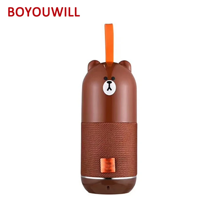 Good Quality Fashion Cute Cartoon Fabric USB 5W Portable Wireless Bluetooth Speakers