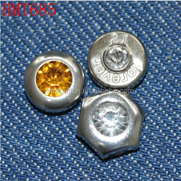 metal fashion rhinestone rivet