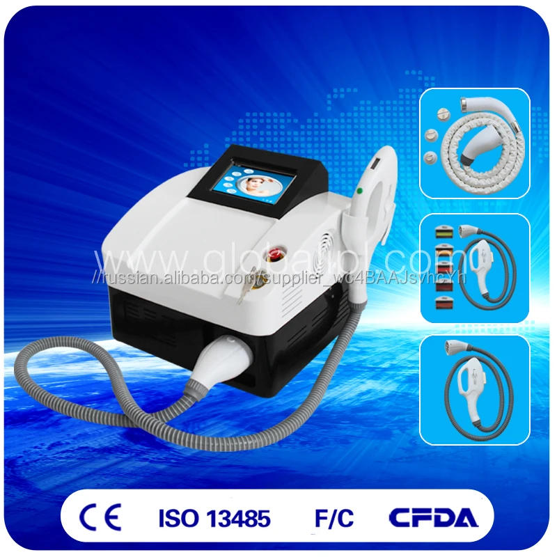 ipl + rf омоложение кожи аппарат элос удаление волос ipl