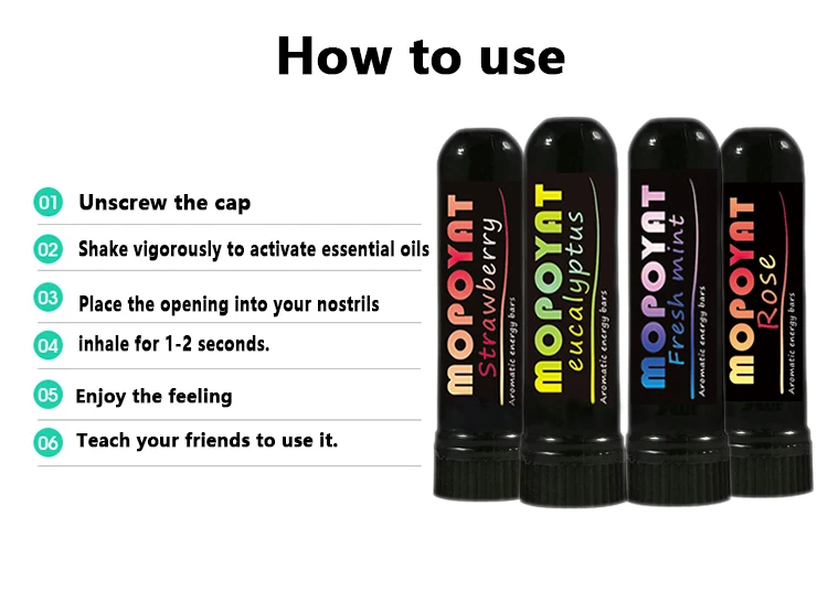 private labels pure essential oil nasal inhaler sticks