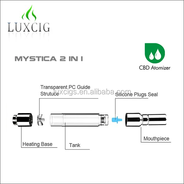 Hot Selling Mystica Vape Mod with 650mAh Battery G2 tank and Quartz wax atomizer 2 in 1 Vape set