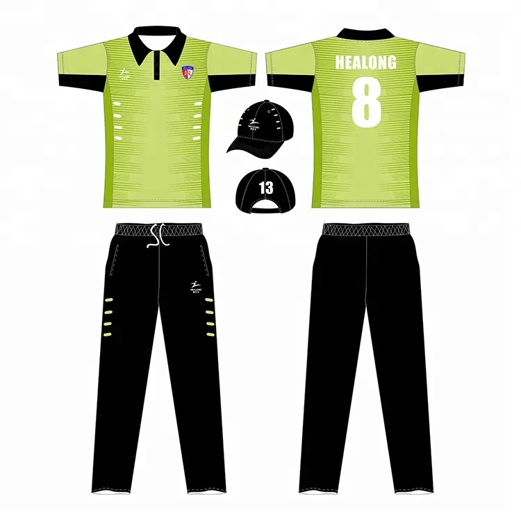 China Import Sublimation Cricket Jersey Wholesale Custom Cheap Cricket Uniform Set