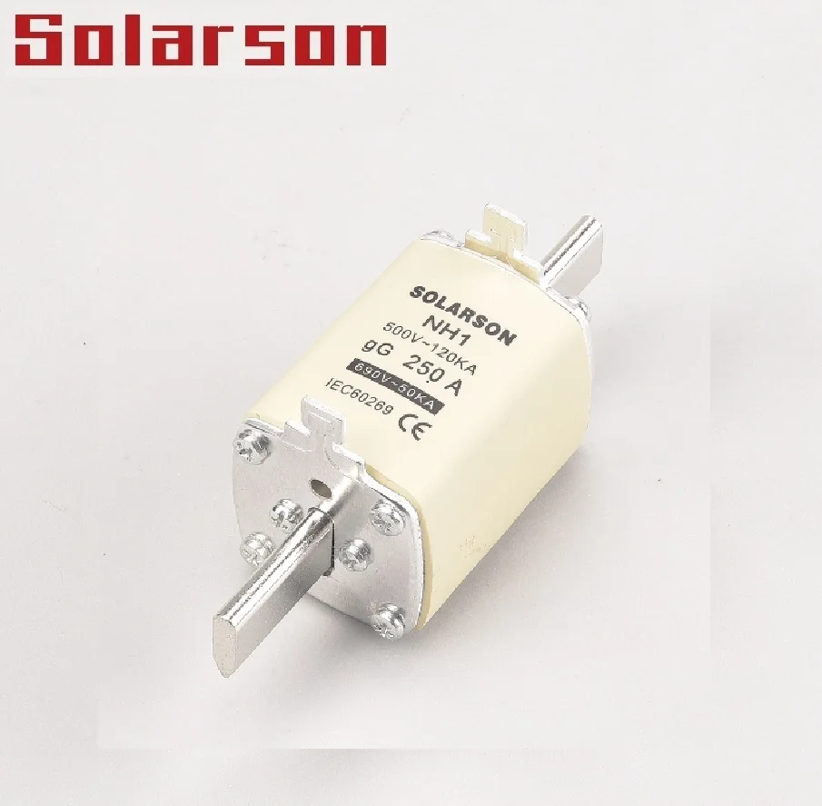 690V DC HRC NH1 Высокая Разрывная емкость предохранителя 135A 150A 160A