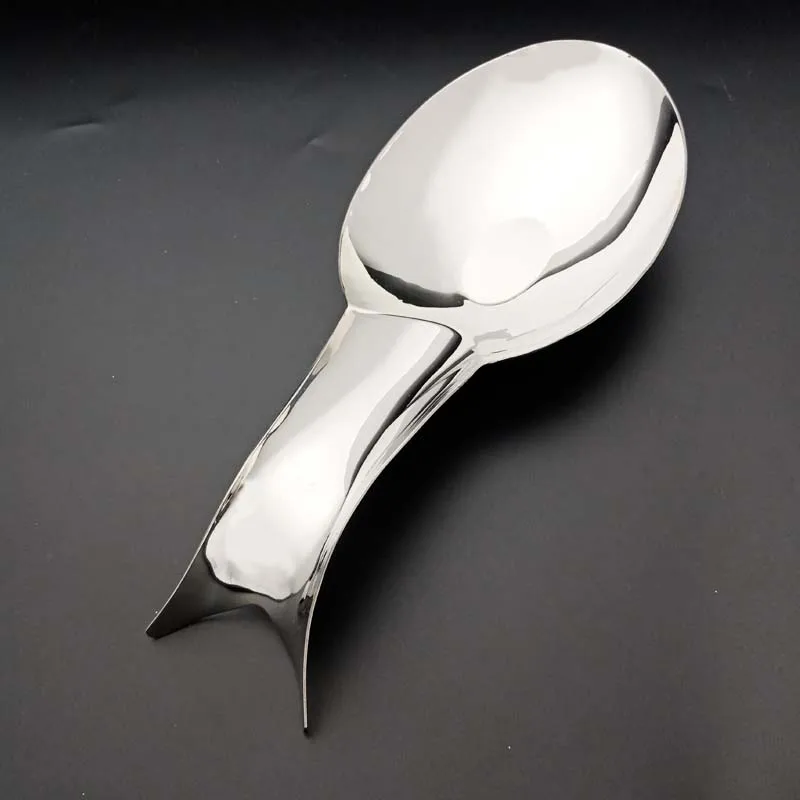 
Amazon new arrival kitchen gadgets accessories wholesale cooking utensils fish dish plate pan holder stainless steel spoon rest 