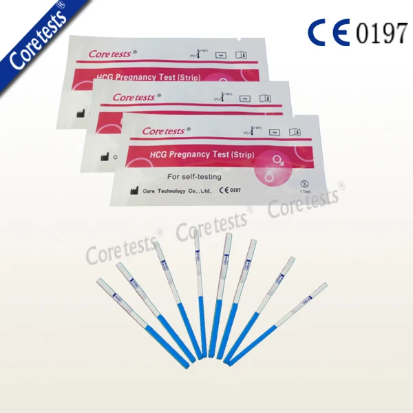 
High accuracy hcg rapid test device serum urine pregnancy test kits 