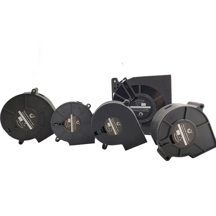 High speed centrifugal brushless 12v 24v snail 7530 75mm dc cooling 75X75X30mm air blower fan