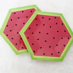 Custom Watermelon Printed Party Disposable Cake Paper Plates
