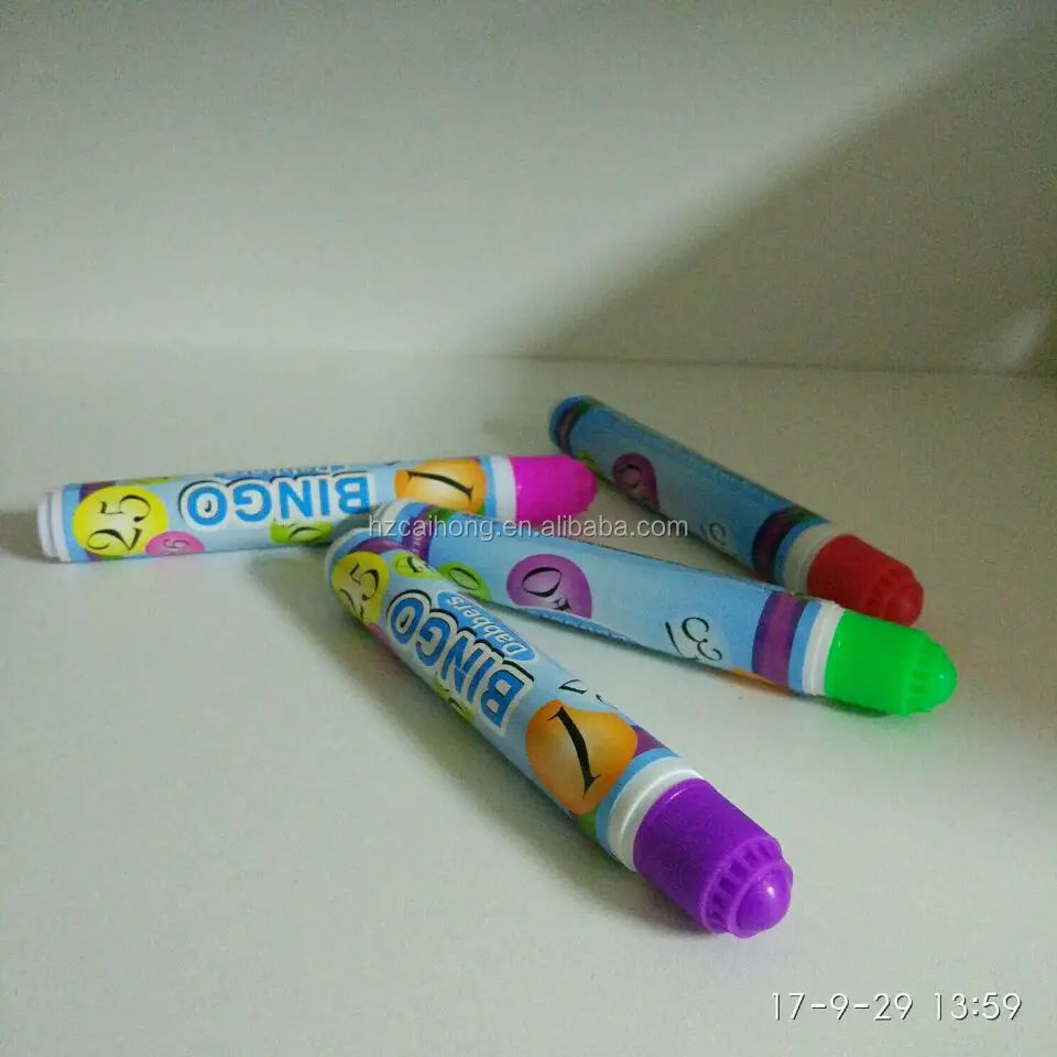 Dot bingo dauber, 20ml 10mm nib bingo dabber for bingo game and chrildren drawing set CH-2807