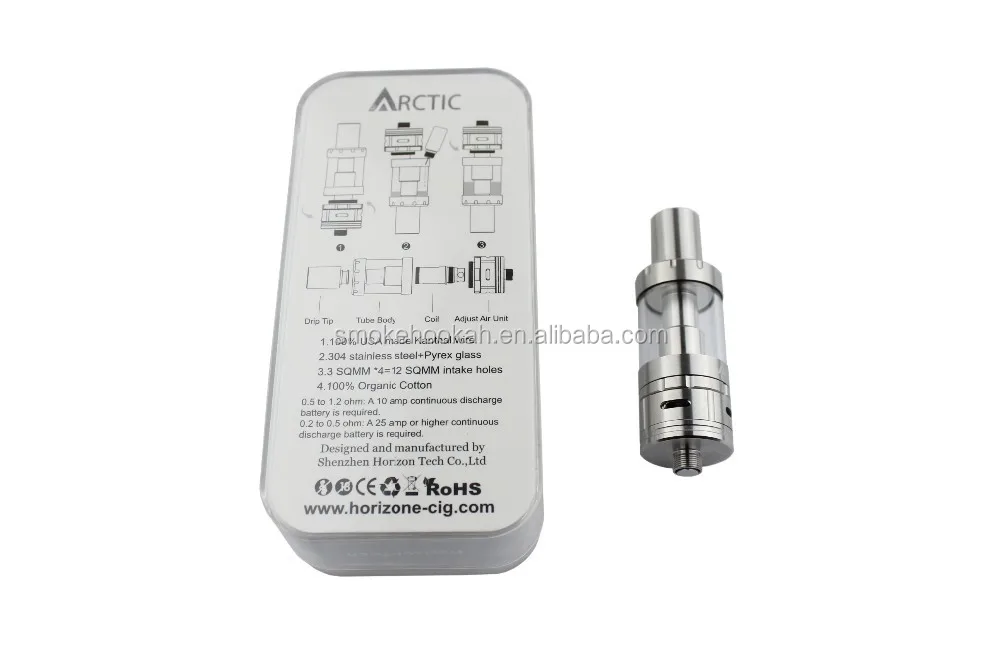 2015 New Ariival BTDC Arctic tank with Bottom turbine dual coil best agent price 100% made by Horizon from china