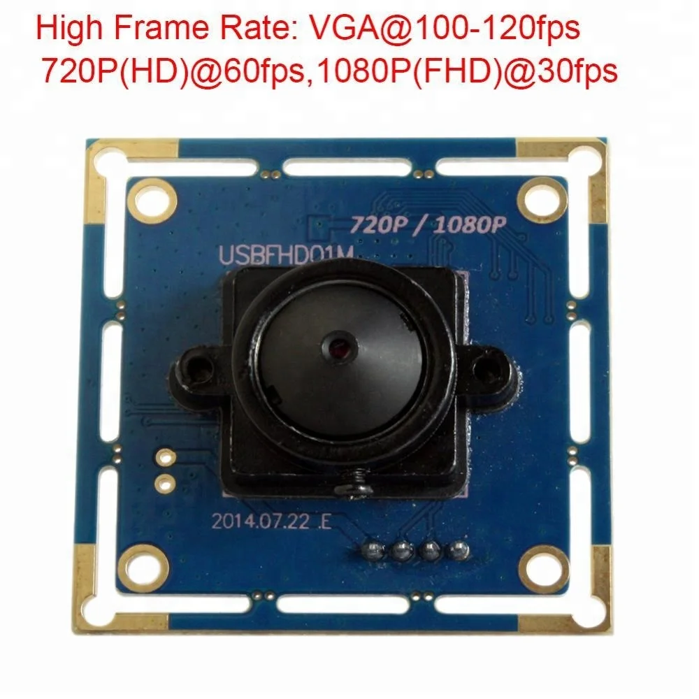 ELP 2MP FHD USB Webcam Mini Camera Module 30fps 1080P USB with Camera 3.7mm Tiny Lens Webcam with USB2.0 Webcam