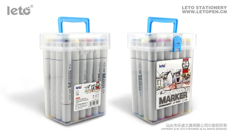 Twin Tip Art Marker pen with 60 color