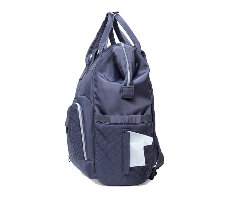 Customized Color Accepted Fashionable Hot Waterproof Women Travel Large Diaper Bag Backpack For Moms