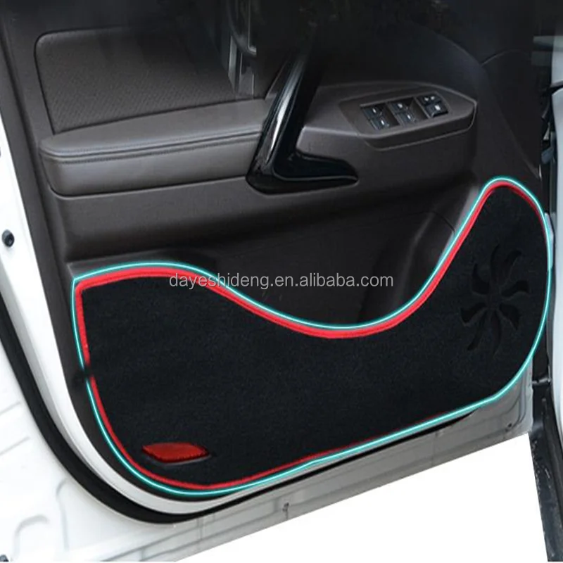 Car door Anti dirty pad Polyester Fiber Auto door mat for Audi Buick Cadillac Ford Hyundai