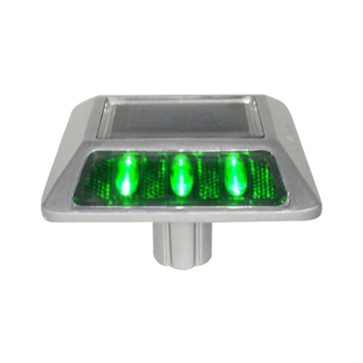 Aluminium Flashing Solar Road Stud Circular Solar Pavement Marker