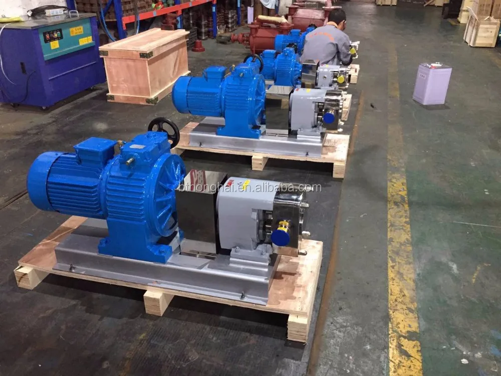 3RP stainless steel lobed rotor yogurt pumps