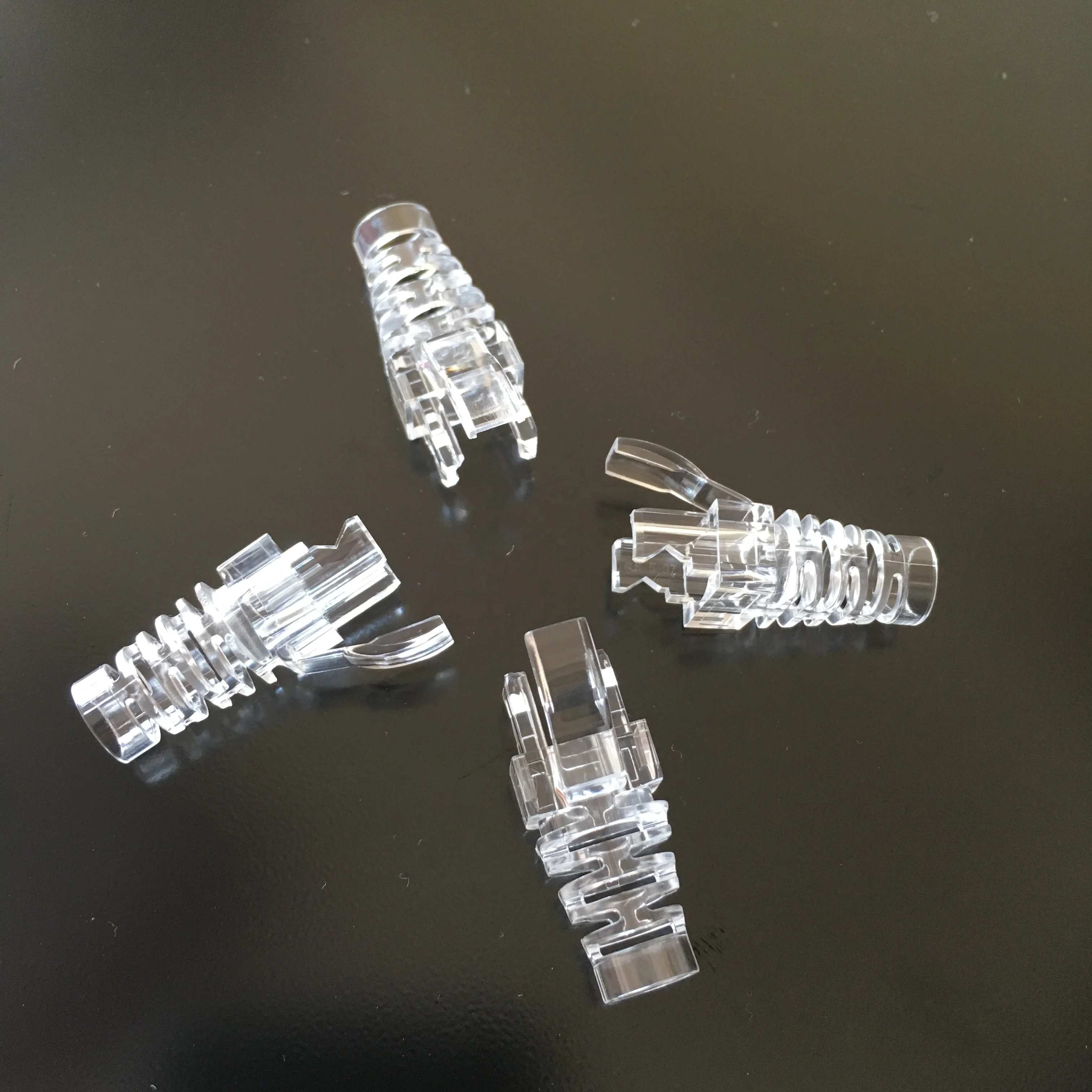 Transparent RJ45 Plug Cover Clear Connector Boot