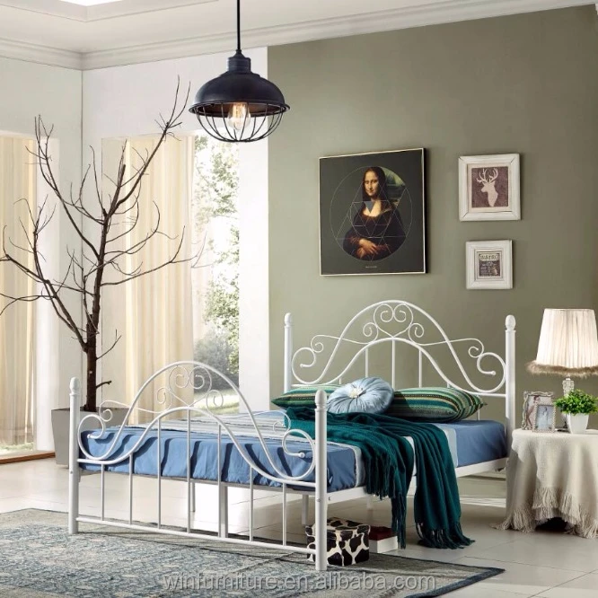 
2017 custom made steel bed prices 