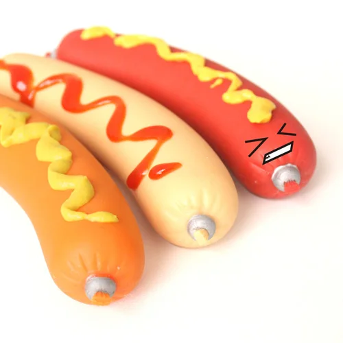 
Stress Sausages Stress TPR+EVA sausage red anti stress toy 