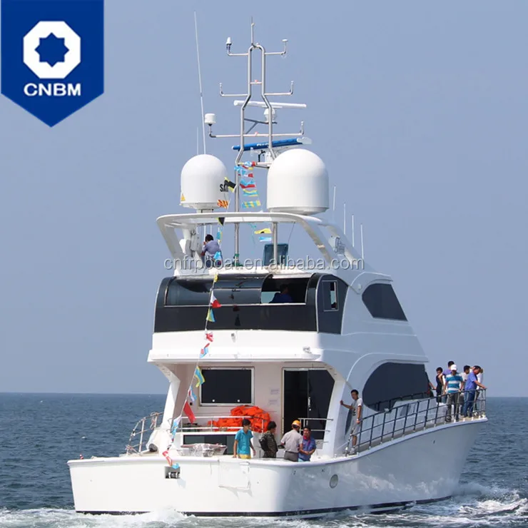 
84 ft RS Classification Society Fiberglass Hull Material Large Yacht Luxury Boat for Sale Dubai 