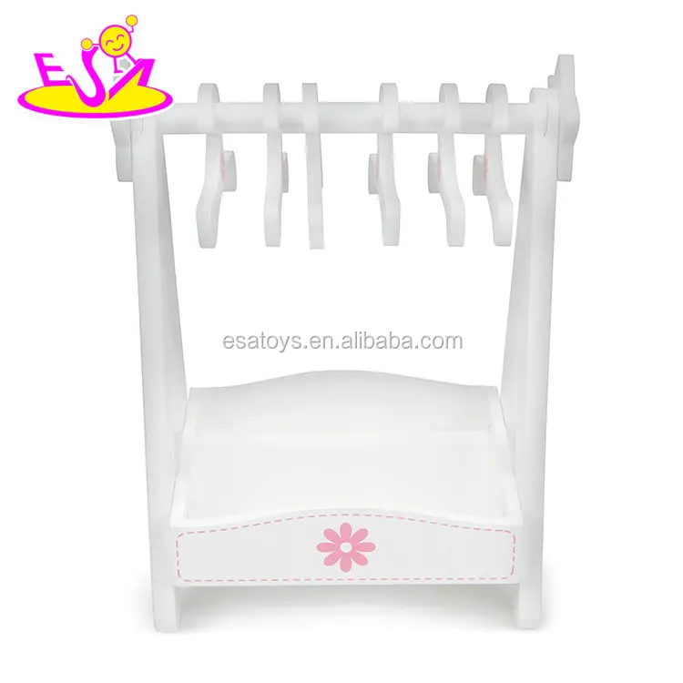 2018 New design lovely wooden cloth hanger rack for baby W09B078