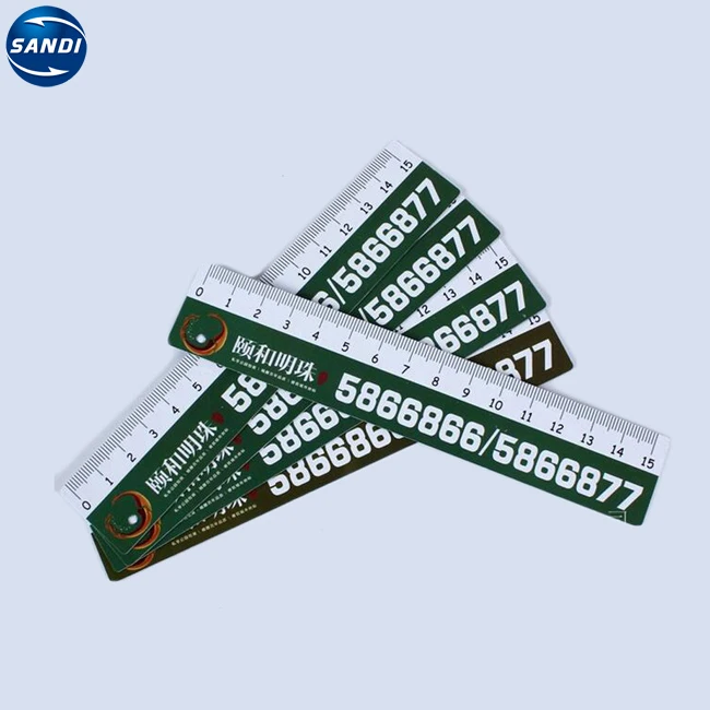 6 Inch Custom Fake Pvc Ruler With