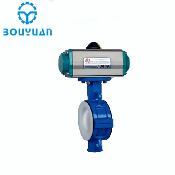 Bo yuan valve Industrial motorised electric butterfly valve for water valve