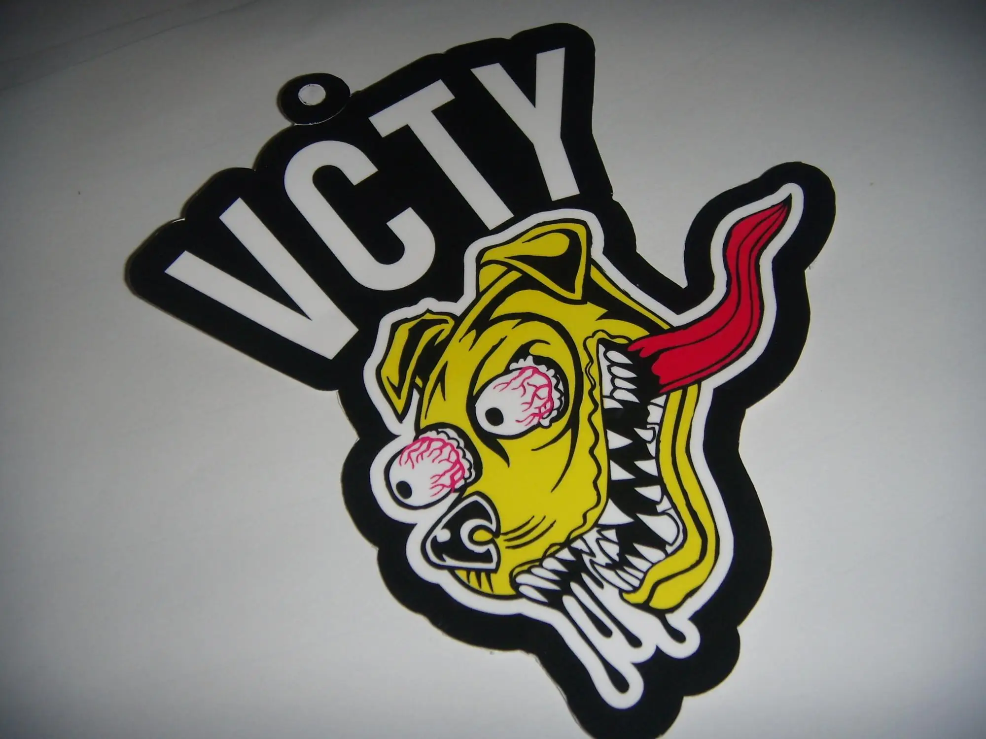 Custom pattern coating waterproof die cut car refrigerator magnetic stickers