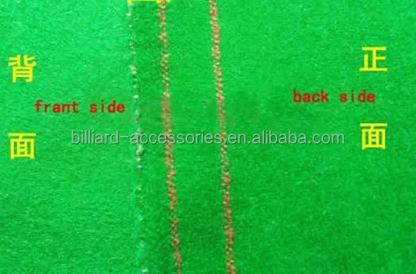 Durable 100% wool snooker pool table cloth, billiard cloth