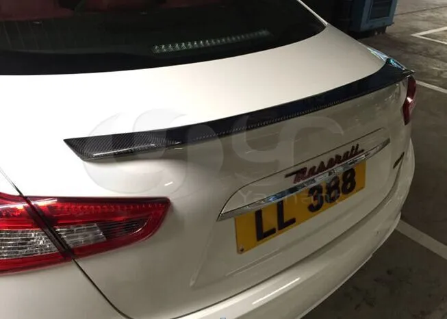 Trade Assurance спойлер на задний багажник из углеродного волокна подходит для 2014-2015 Ghibli M157 YC дизайн стиль спойлер на багажник Duckbill