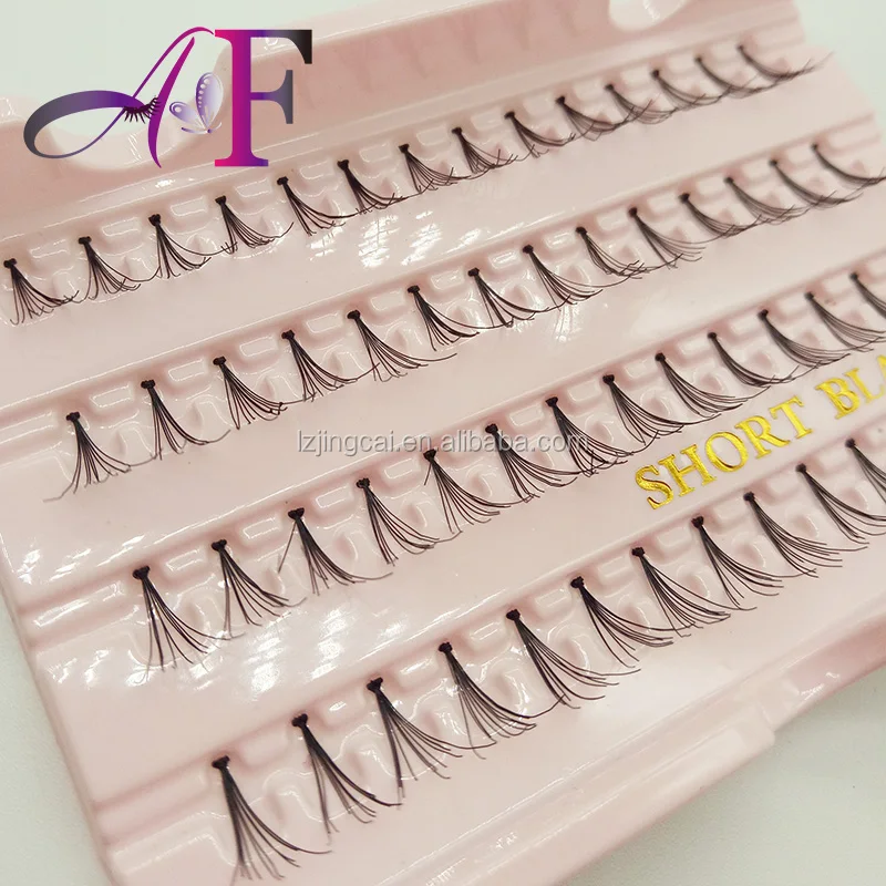 wholesale premium Korea 0.07 silk flare individual eyelashes hand made lashes
