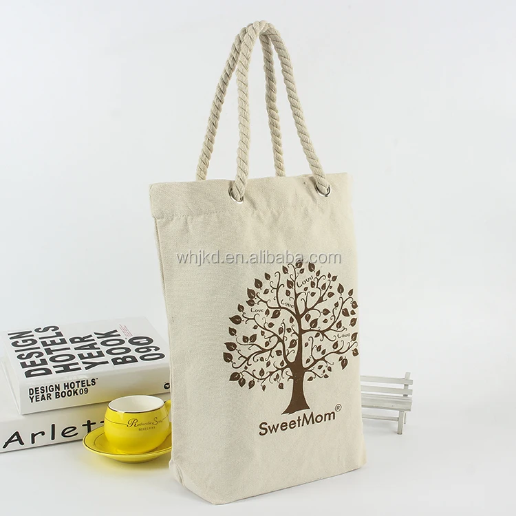 Customizable Women Eco Canvas Shopping bag Handbags