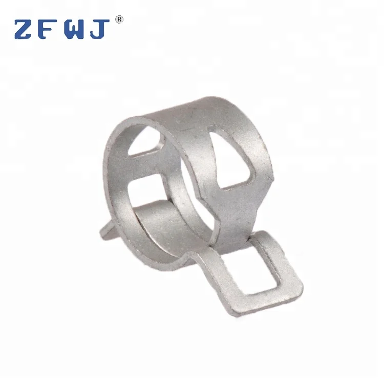 Simple and practical dacromet 10mm plated constant tension spring band hose clamps