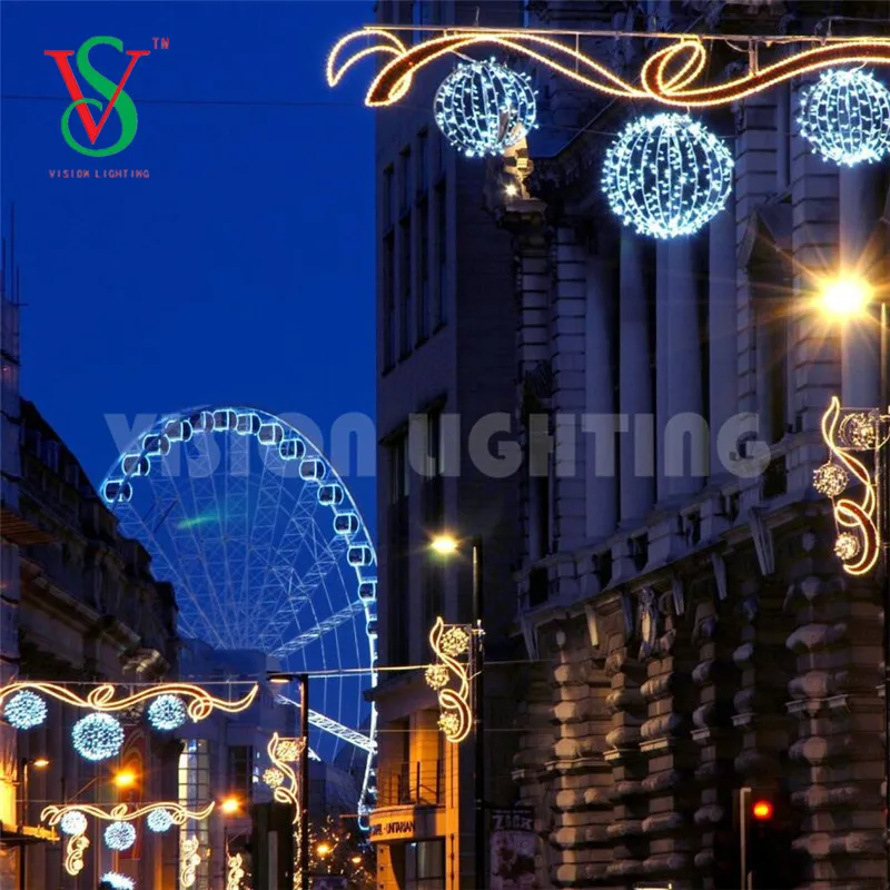 Led Light Manufacture Large Outdoor Stage Light Christmas Decorations Illuminatied Ball