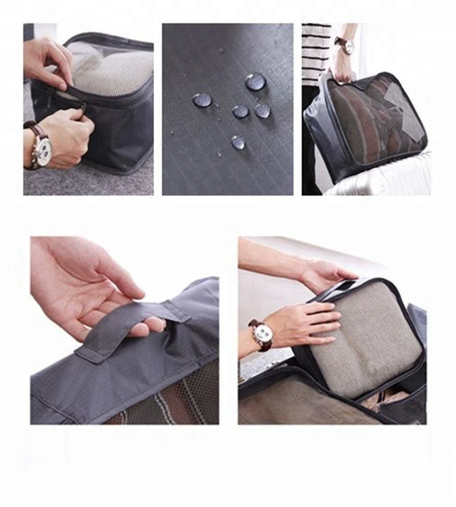 P.travel multiple size 6pcs storage organizer travel packing cubes