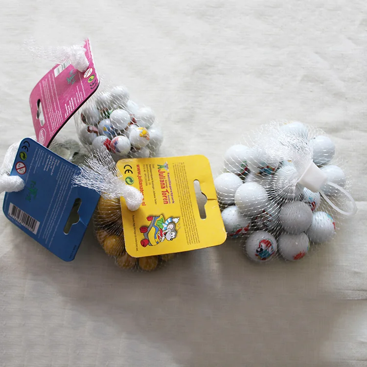 Wholesale custom printed playing glass marbles toy
