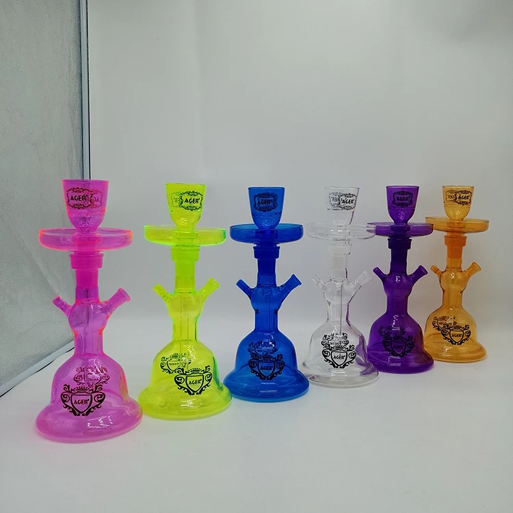 Hot new products colored glass hookah