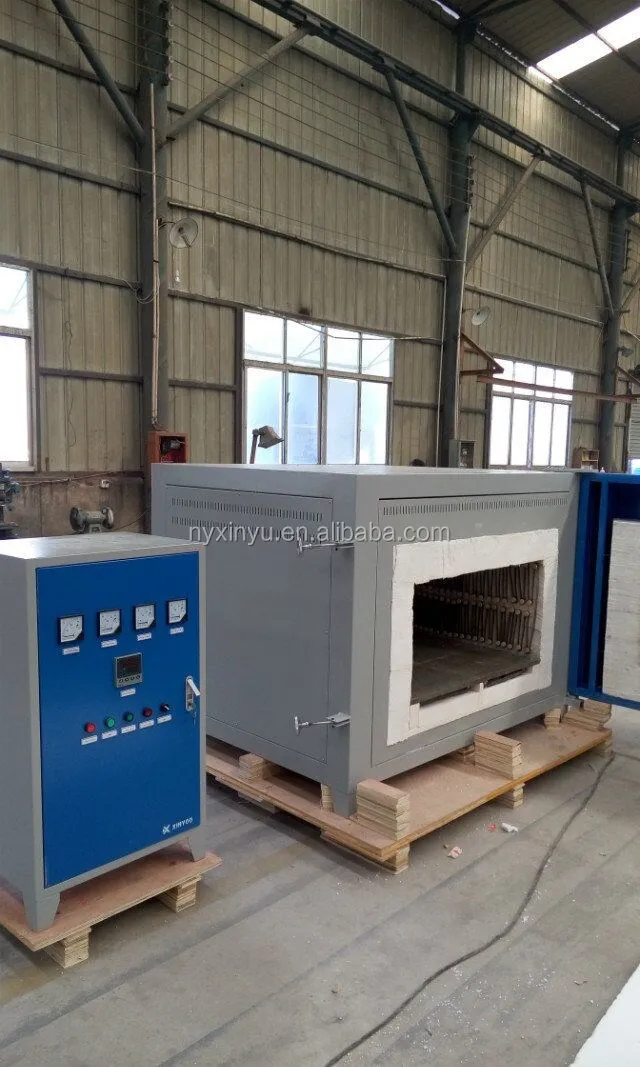 1700 degree large capacity heat treatment electric Resistance muffle Furnace for sintering ceramic