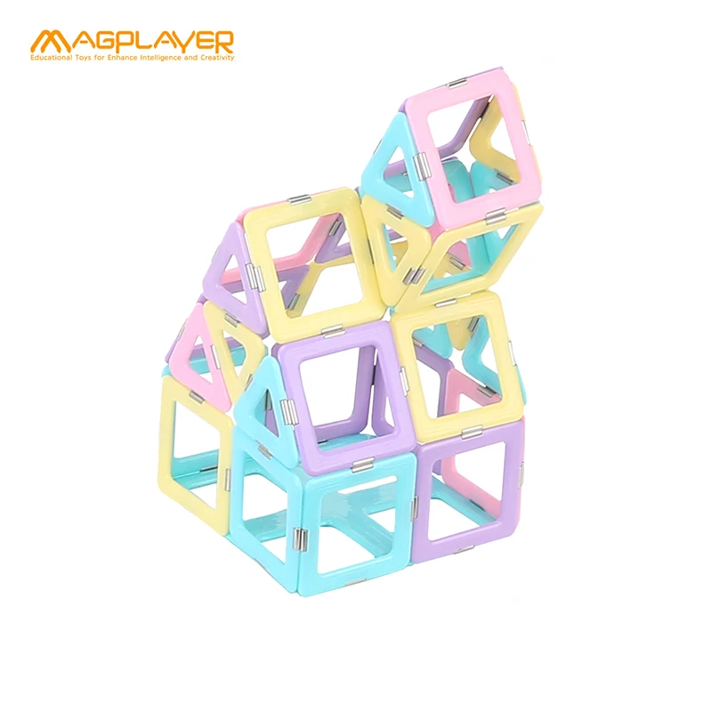 Новинка 3D милый робот «сделай сам» научная игрушка магнитные строительные плитки развивающие блоки для