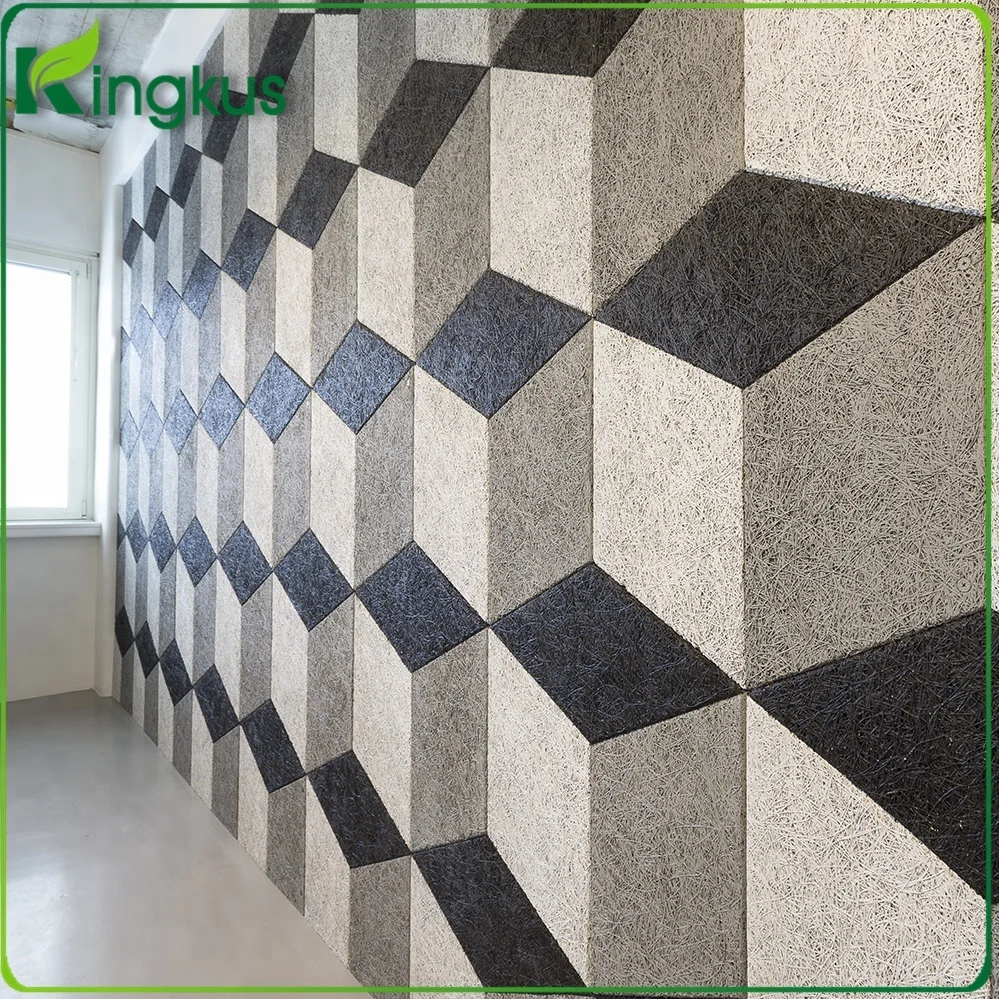 
Wood Wool with Cement Sound Absorbing Panel for Shopping Mall 