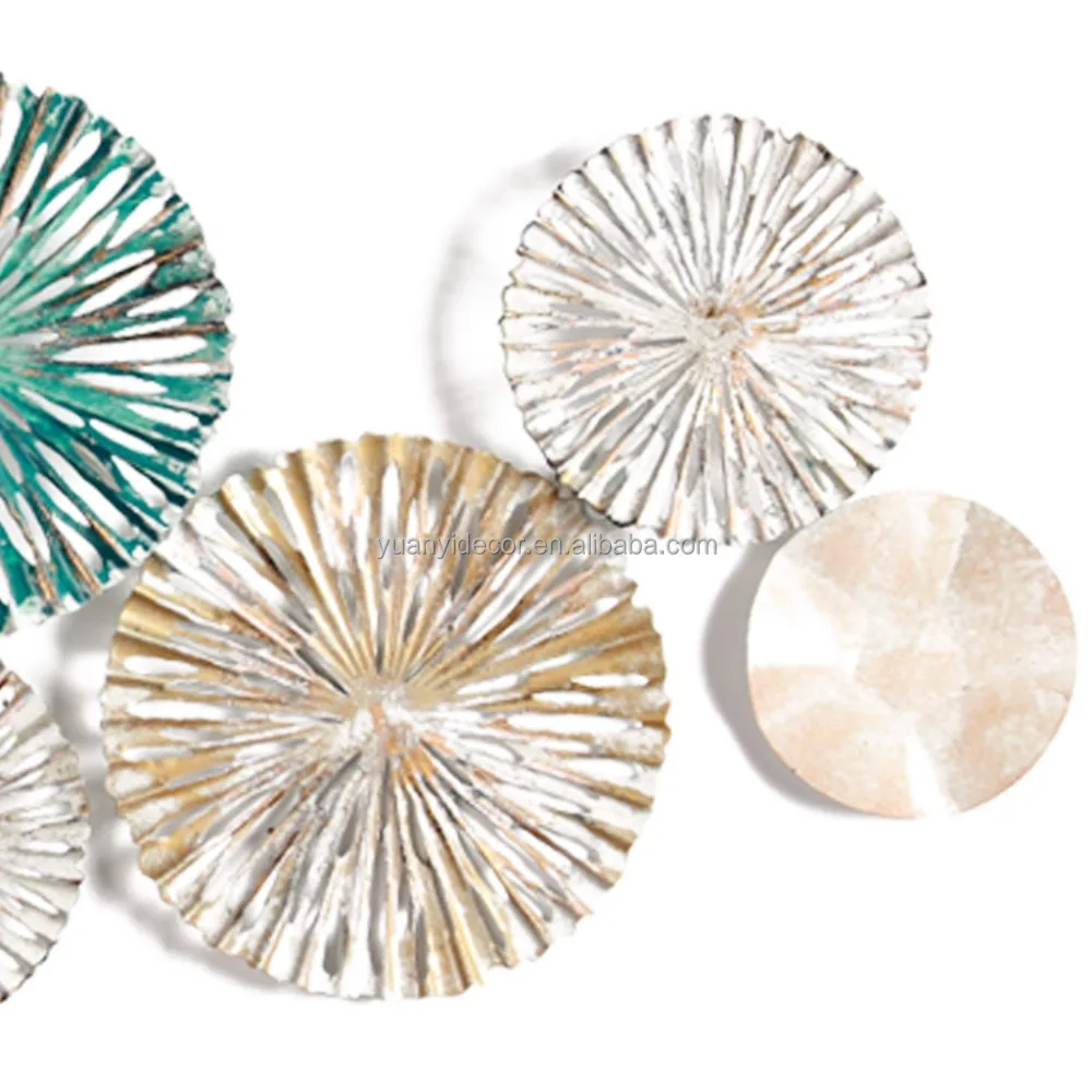 Best Selling Decorative Metal Lotus Leaf Wrought Iron Wall Art