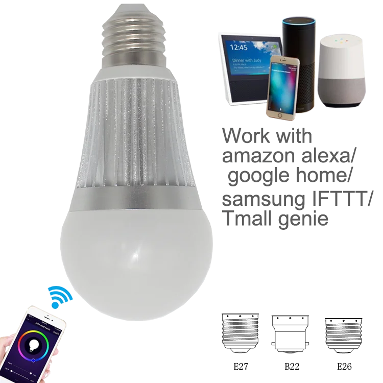 Decorative bulbs alexa wifi multicolor indoor lighting colorful theme smart party wifi led smart lamps for living room