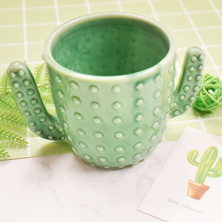 400ml Novelty Cactus Ceramic Mug Ceramic Cup
