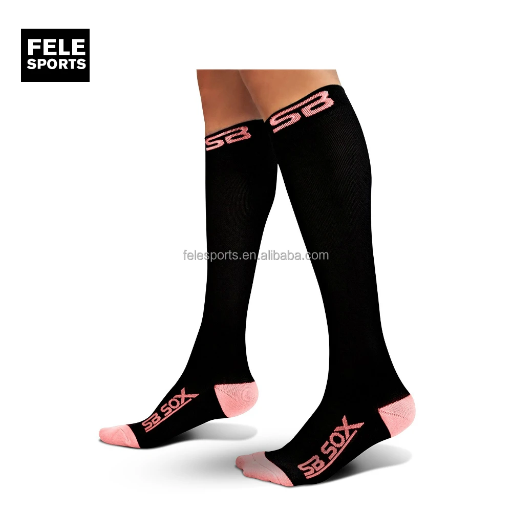 Amazon Hot sale SB SOX compression socks 20-30mmhg sports socks