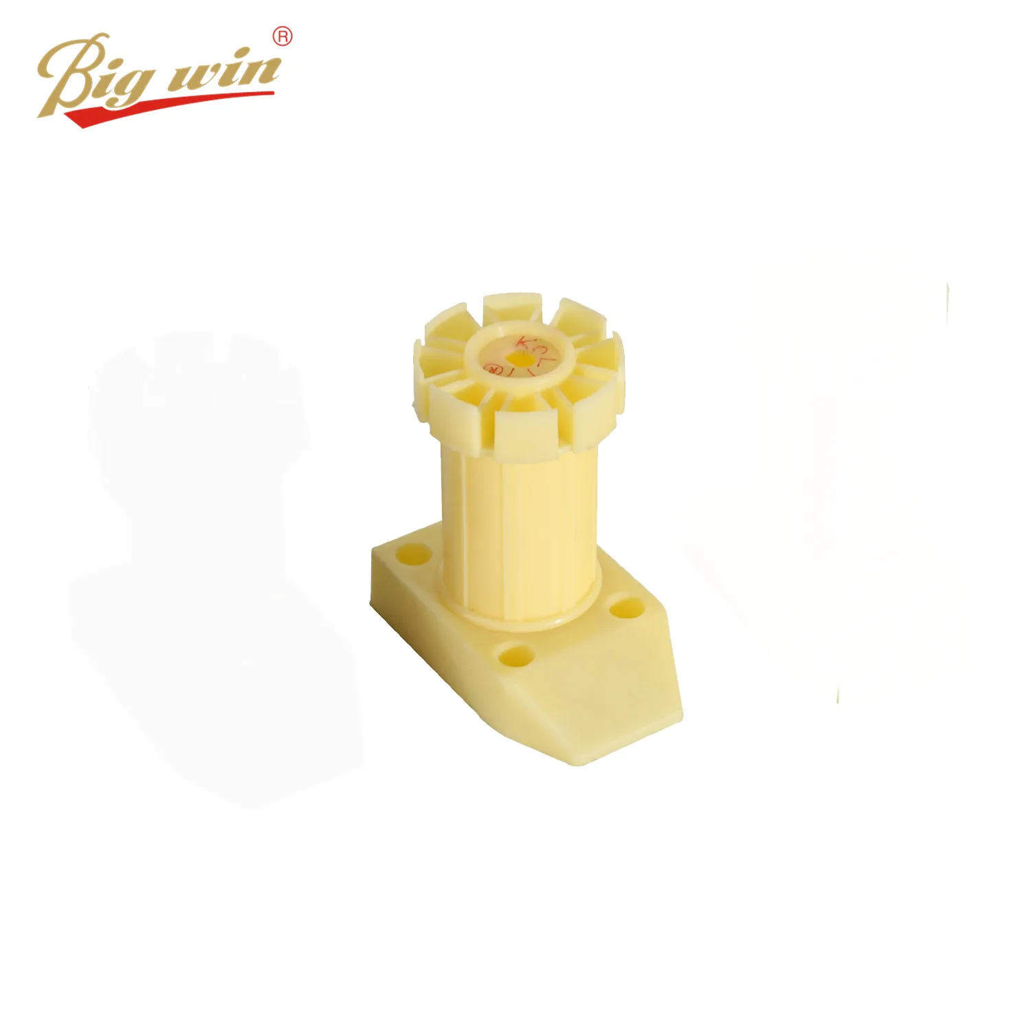 Wholesale price high class plastic material adjustable cabinet leg for table kitchen furniture leg with 60mm 80mm 100mm height