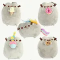 2017 New Kawaii Plush Toys Pusheen Cat Cookie Ice Cream Doughnut 5 Styles Stuffed Animals Christmas
